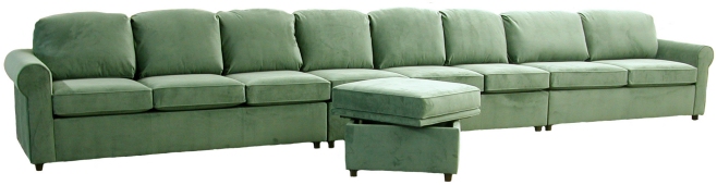 Roth sectional sofa configuration components example
