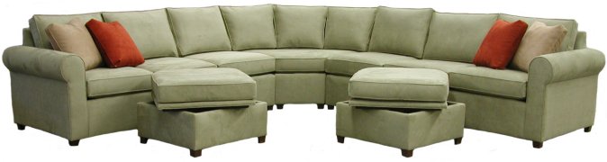 Roth sectional sofa configuration components example