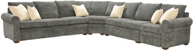 Byron sectional sofa configuration components example
