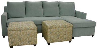 Hall sectional sofa configuration components example