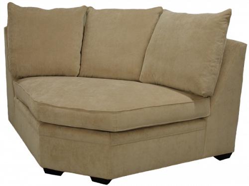 Byron Sectional Sofa Curved Corner Wedge Carolina Chair North Byron Curved Corner Wedge
