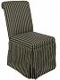 Sidney Tall Kick Pleat Skirt Chair