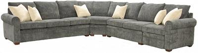 Byron Sectional Sofa - K Brown