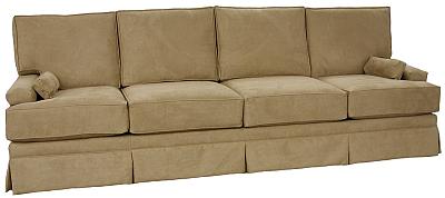 Debi's custom sofa with ultra support package