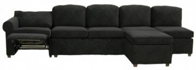 Roth Sectional Sofa - Ebony