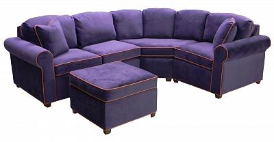 Roth Sectional Sofa - Wood