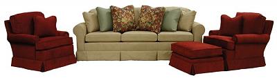 Hughes Sofa with Eliot Chairs