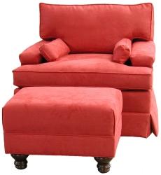 Bishop Chair and Brooke Ottoman