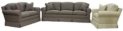 Hughes sofa, loveseat, chair and half