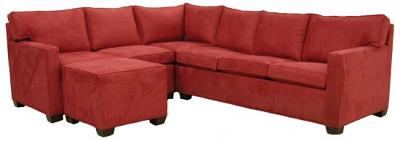 Crawford Sectional Sofa - Red