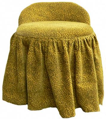 Erin Swivel Vanity Chair with Gathered Skirt
