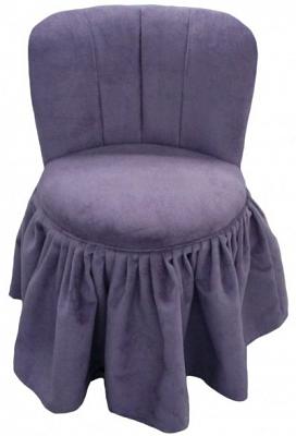 Elizabeth Swivel Vanity Chair with Gathered Skirt