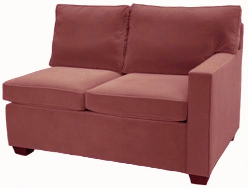 Crawford 1-Arm Twin Sleeper Sofa Right Facing