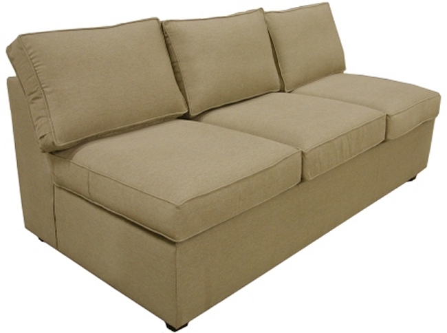 Yeats Armless Queen Sleeper Sofa