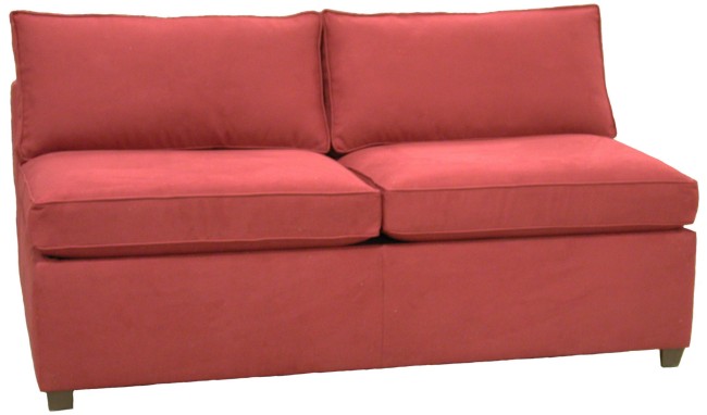 Sectional Armless Full Sleeper Sofa, Armless Futon Frame Full